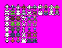 Monsters and (animal)people sprite sheet
